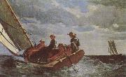 Winslow Homer Breezing Up china oil painting reproduction